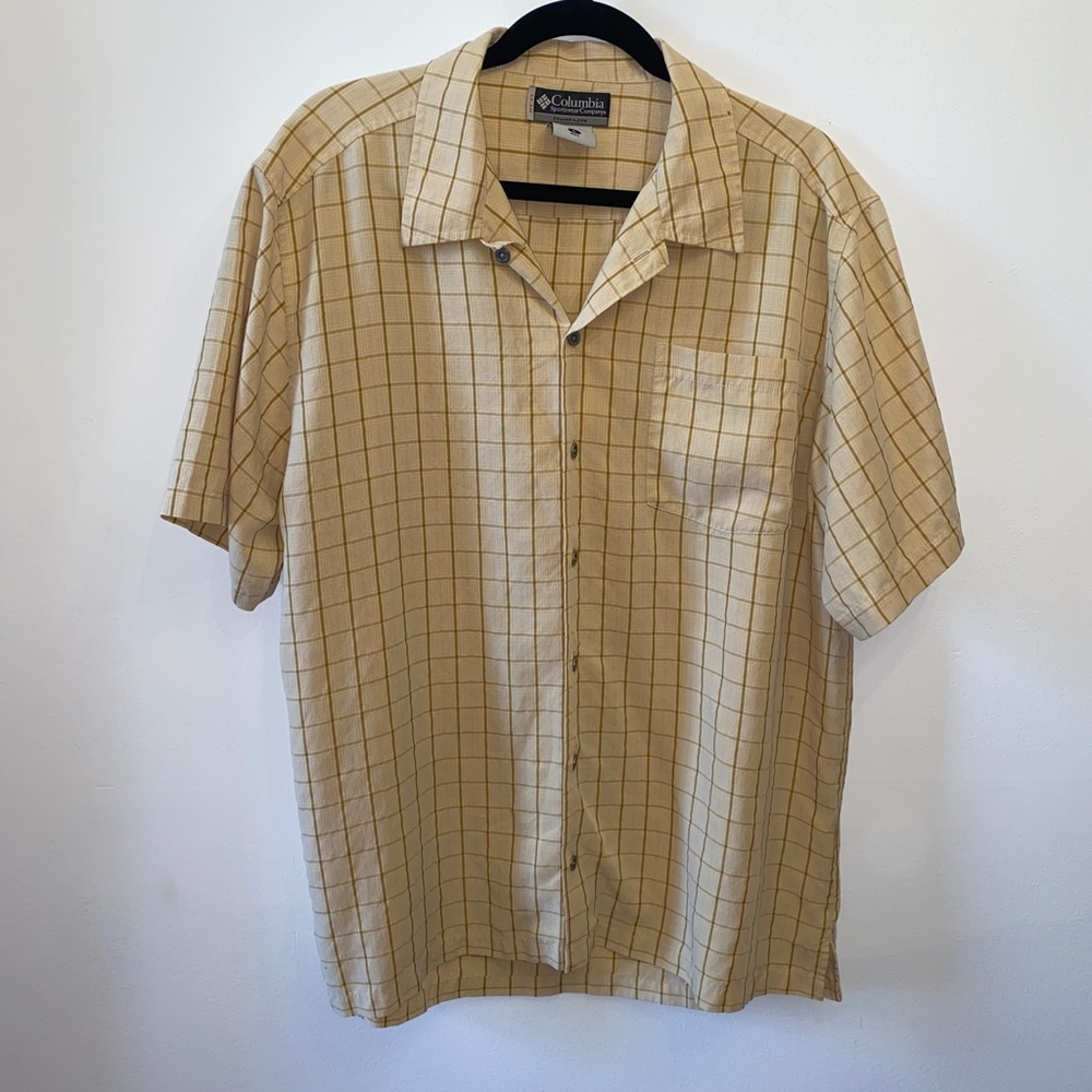 Good Used Condition Columbia plaid shirt - Picture 3 of 5
